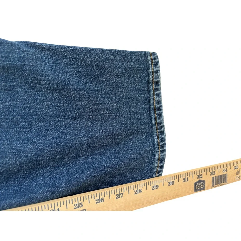 Mens American Eagle AirFlex+ Straight Leg Jeans Medium Wash Blue 36x30‎